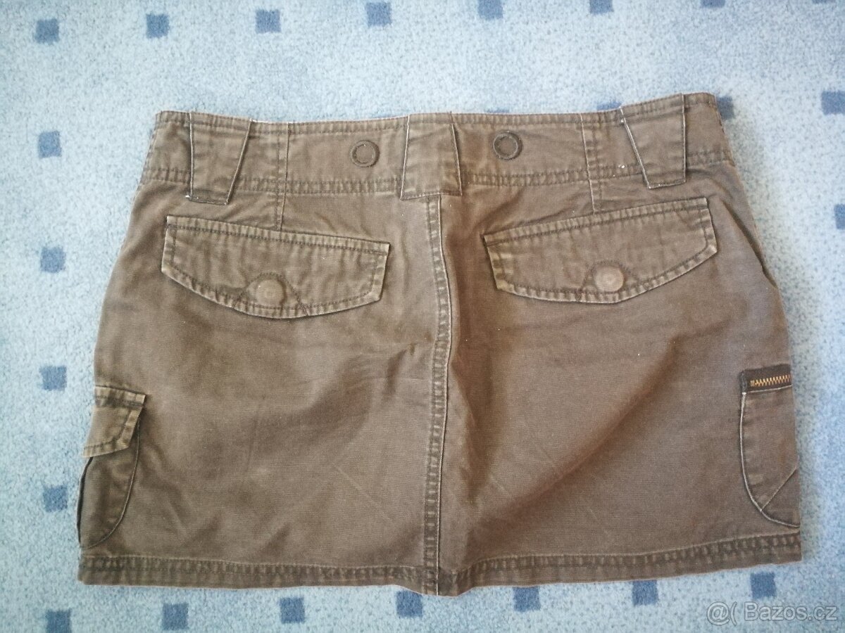 Černá džínová minisukně O'Neill - velikost S - 3