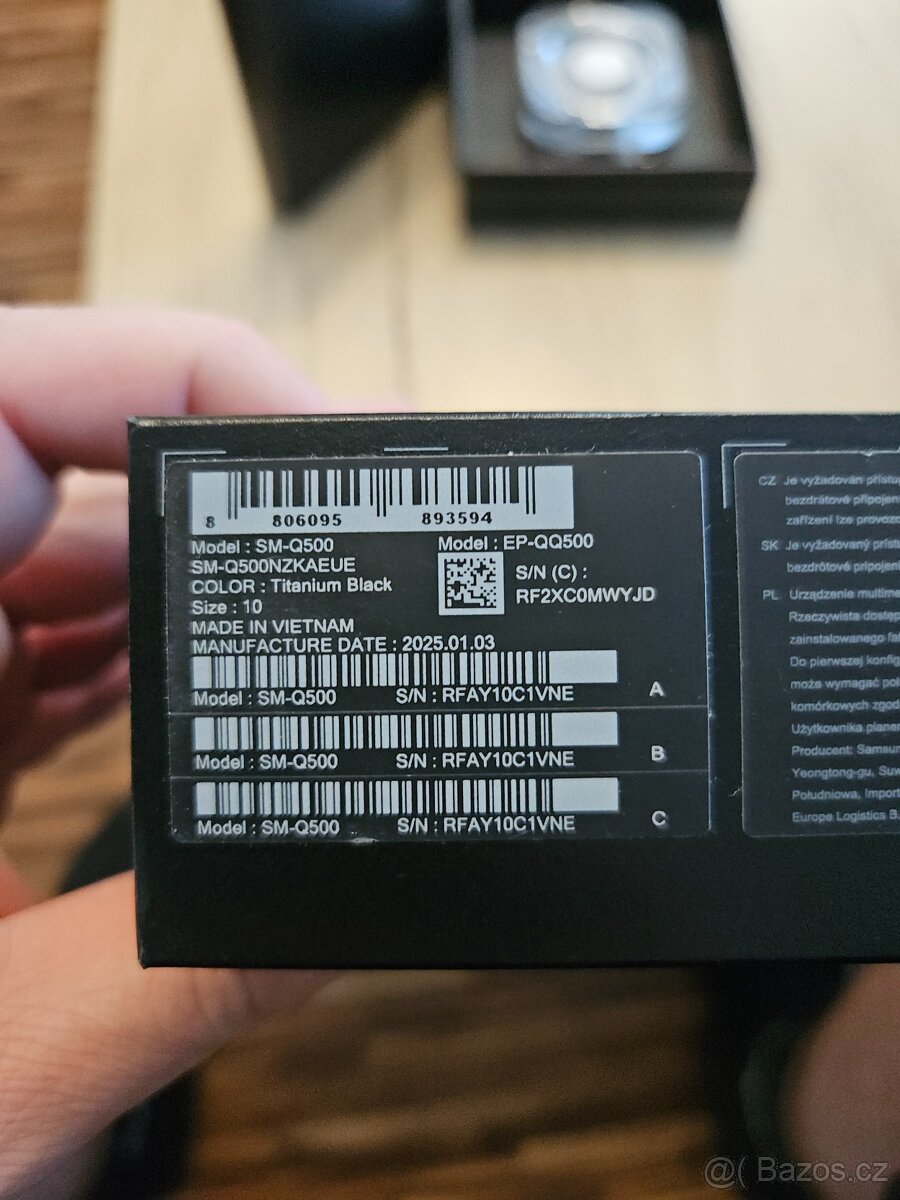 Samsung Galaxy Ring Titanium Black vel. 10 - 3