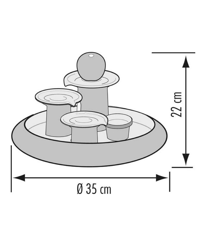 Domácí fontánka Locarno Green - 3