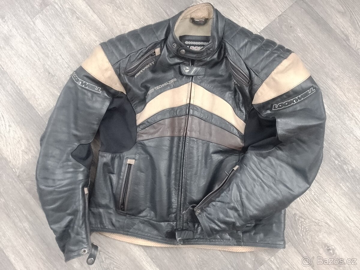 Bunda kožená Lookwell v retro stylu - vel. 56 XXL - 3