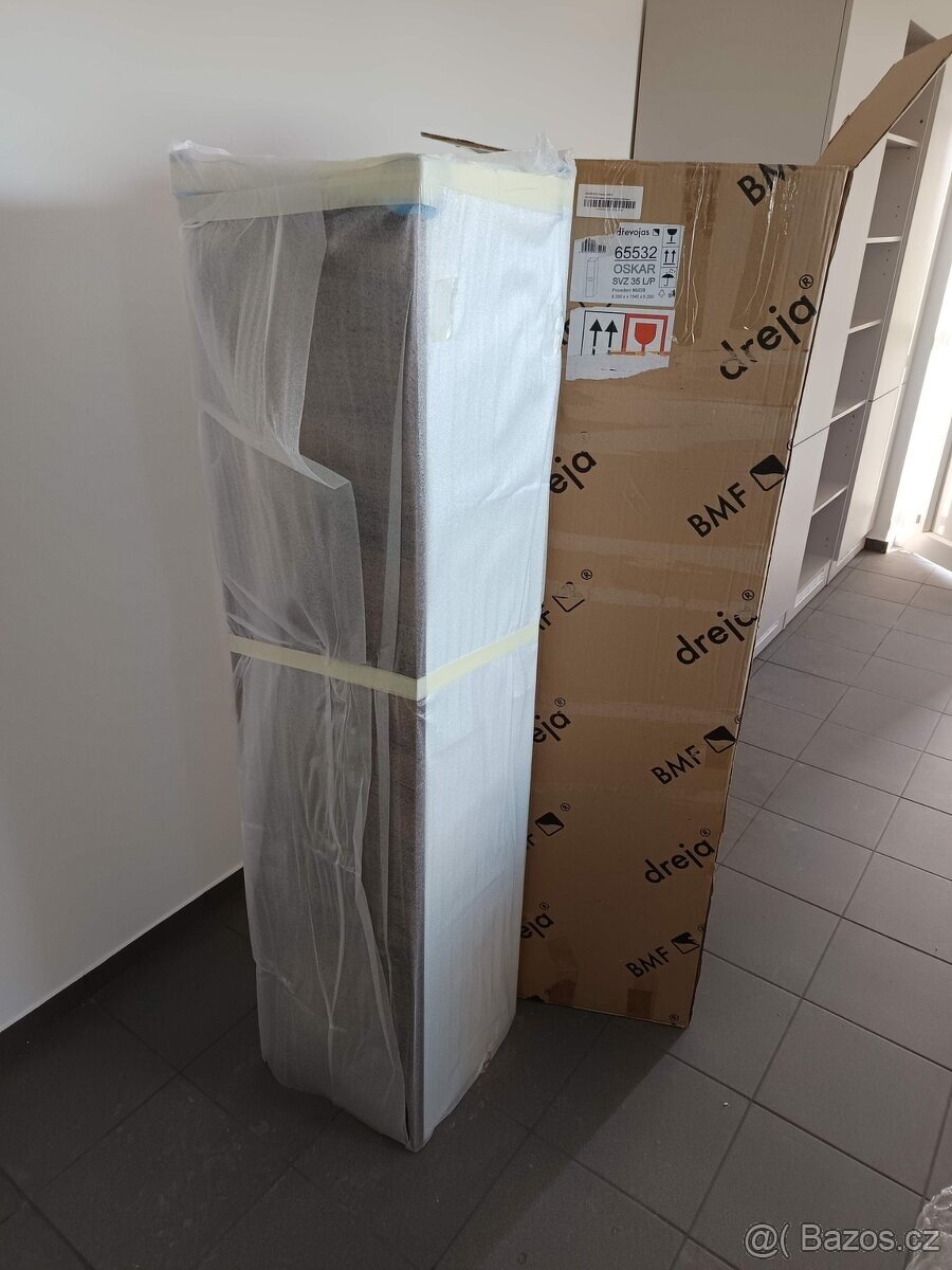 Koupelnová vysoká skříň Dřevojas Oskar ořech SVZ 35 - 3