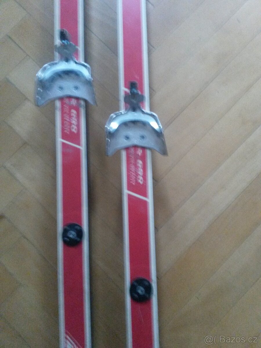 Běžky 180-210cm, hůlky, vázání 75mm Nordic Norm - 3