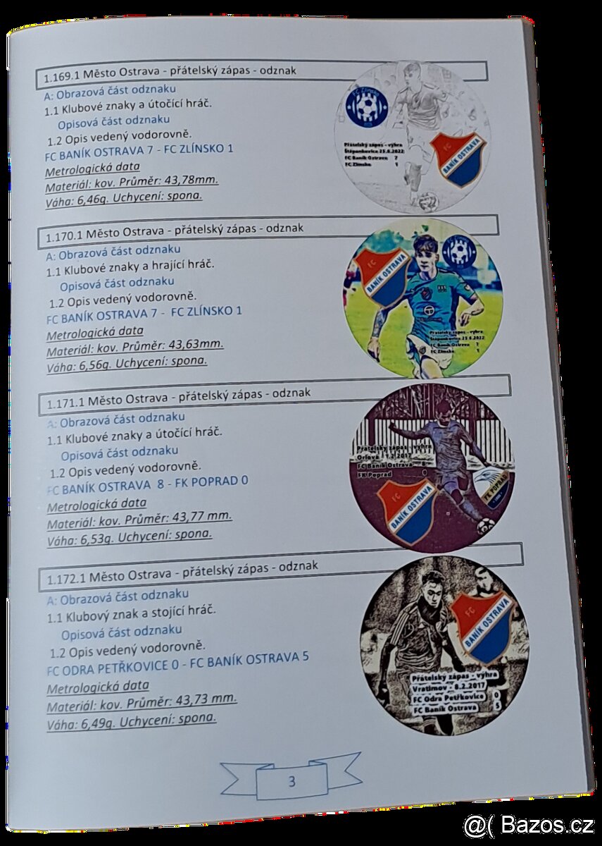 Katalog odznaky Baník Ostrava - 3