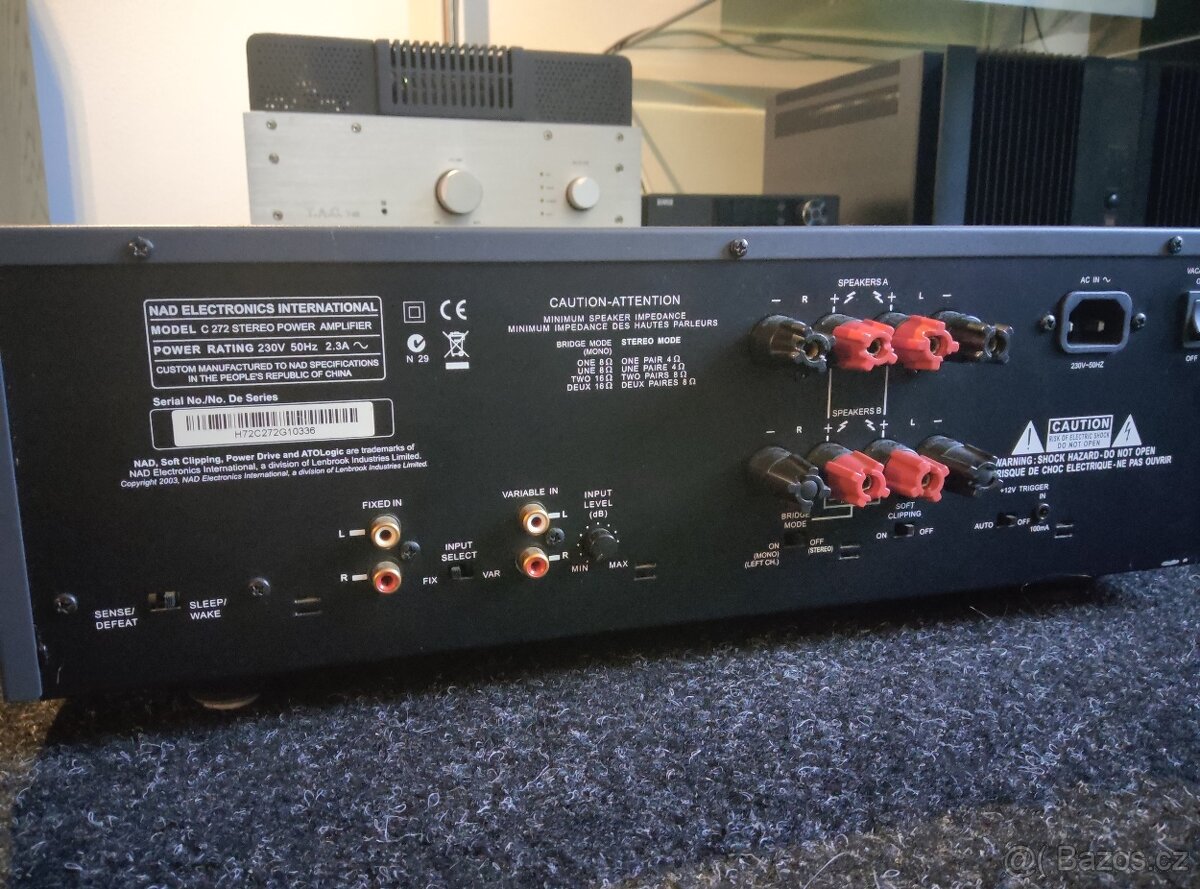 Koncový zesilovač NAD C272 - 3
