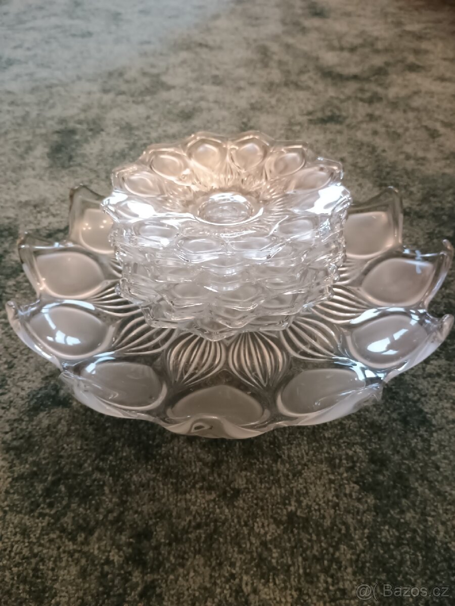 Tác na dort+6 talířků - 3