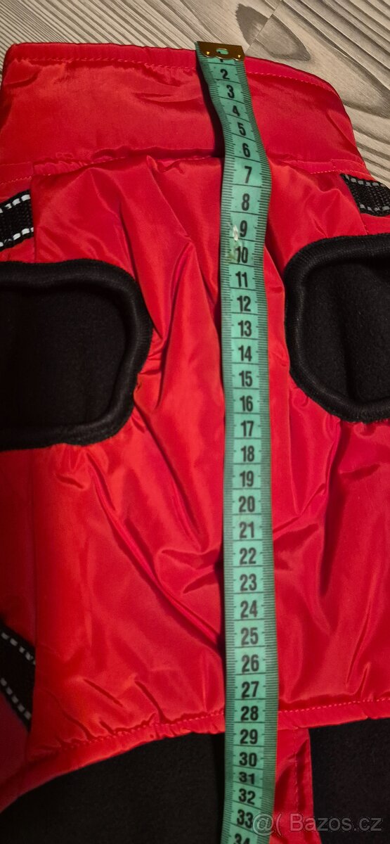 Zimní bundička pro psa,vespod fleesová,teplá,vel.L - 3