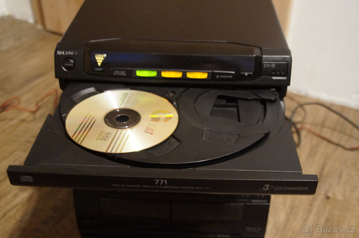 SONY HCD H771 3CD kazeta, Repro - 3