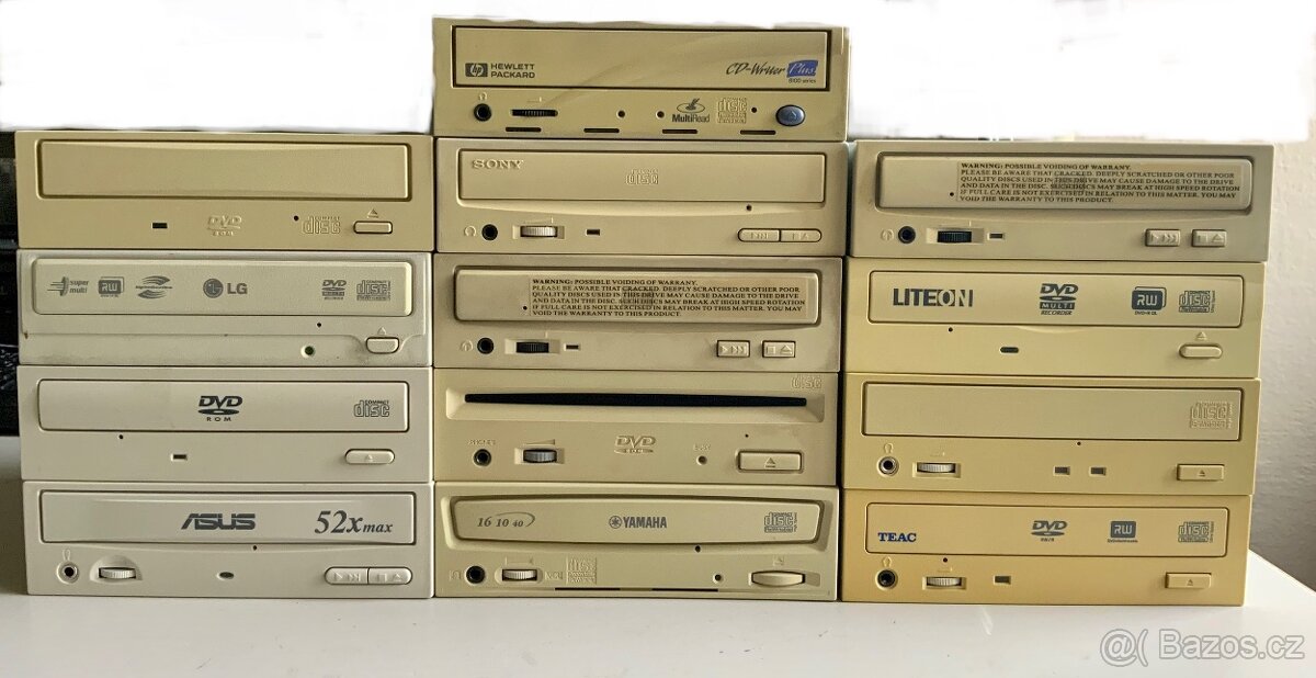 DVD a CD media + Interní mechaniky - 3