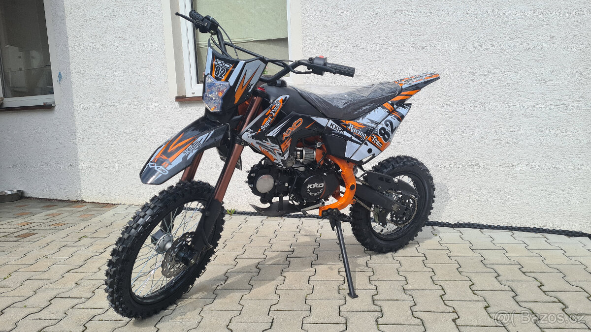 Pitbike KXD GT- 125S, kola 17/14, Delta rám, motor Honda DAX