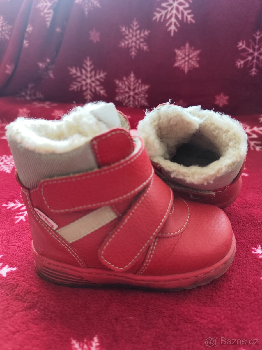 Holčičí zimní boty PEGRES vel. 23 stélka 145mm - 3