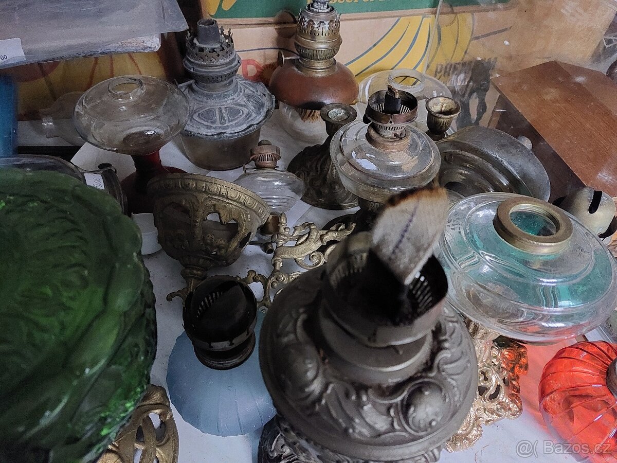 Petrolejová lampa díly - 3