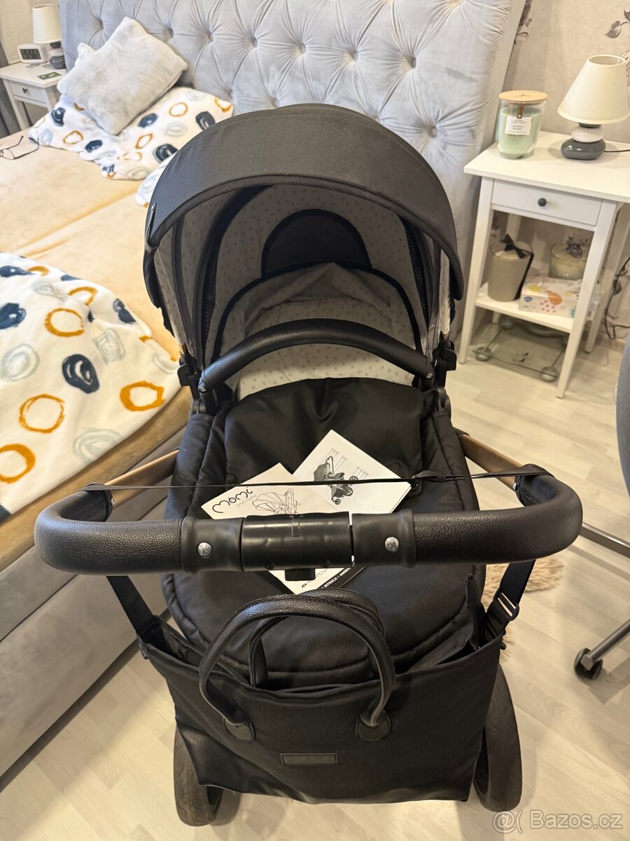 Kočárek MoMi LIMURU 2v1 černý S FAKTUROU - 3