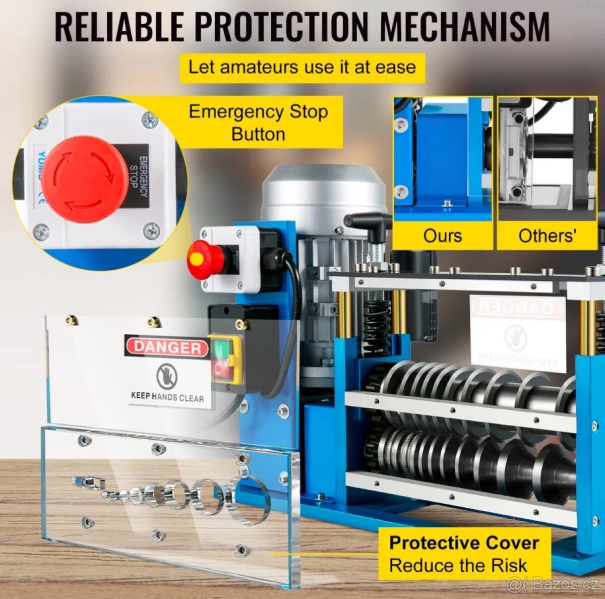 Loupačka, Elektrický odizolovací stroj VEVOR 370w - 3