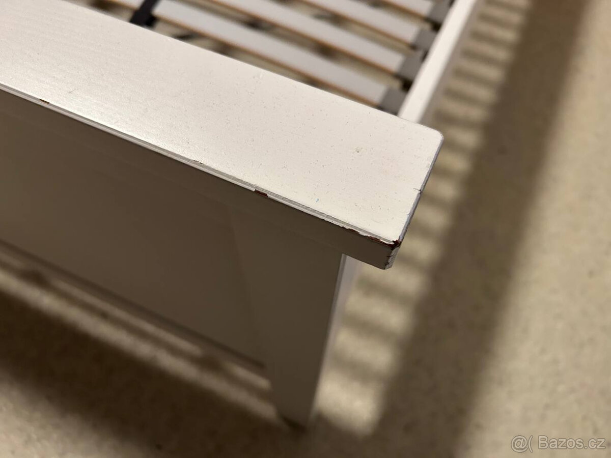 IKEA HEMNES 200x180 bílá vč. roštů - 3