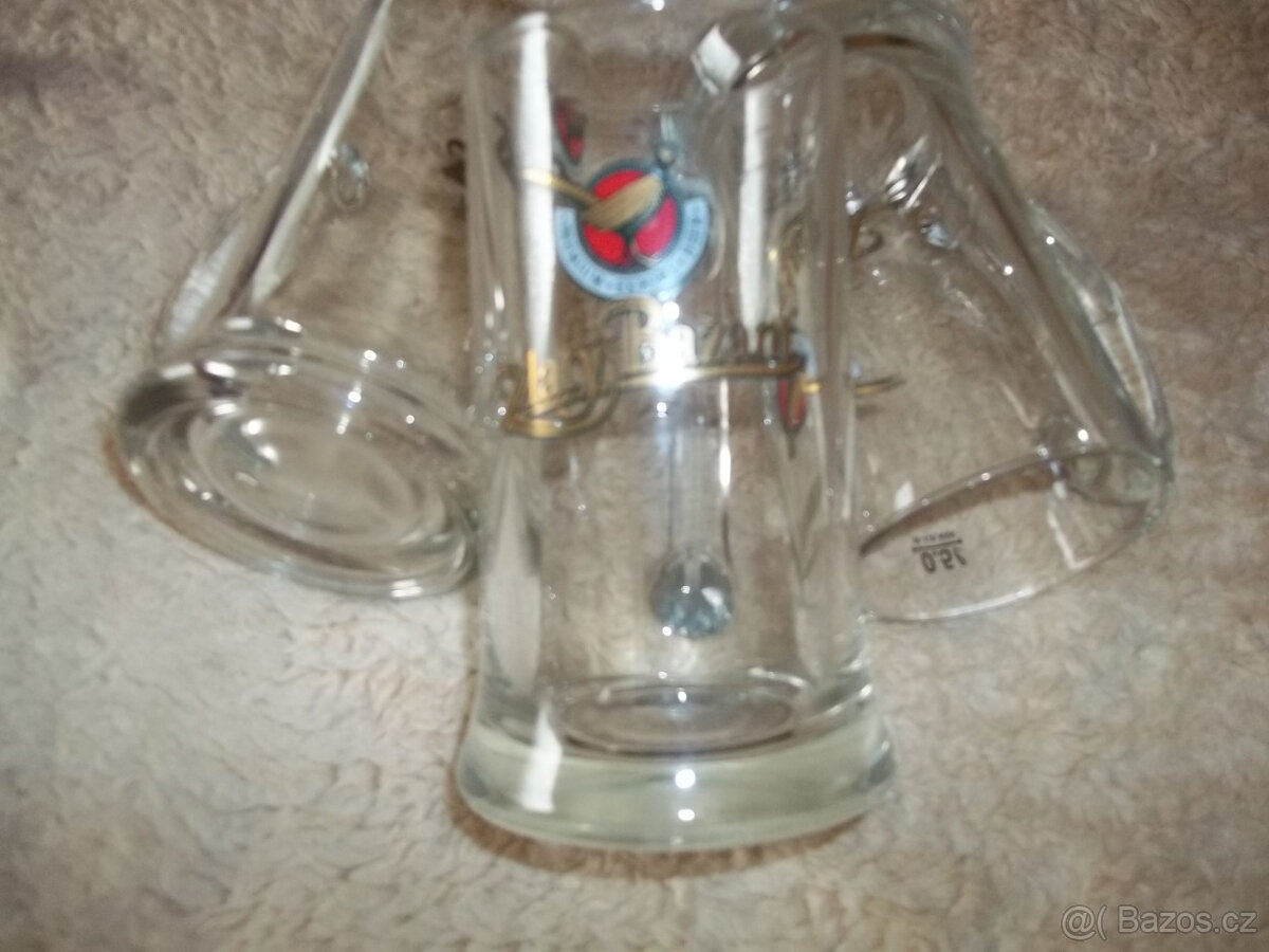 Pivní sklenice poháry 0,5l - 3