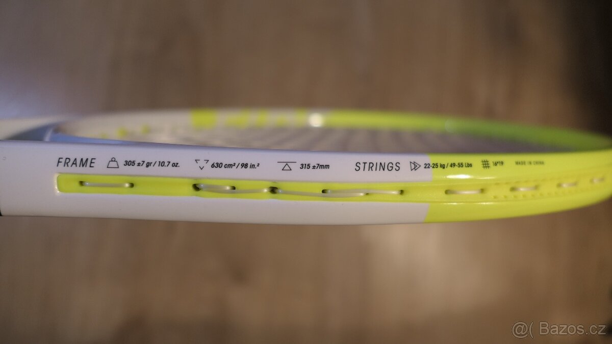 Tecnifibre Fire 305g s výpletem - jako nová - 3