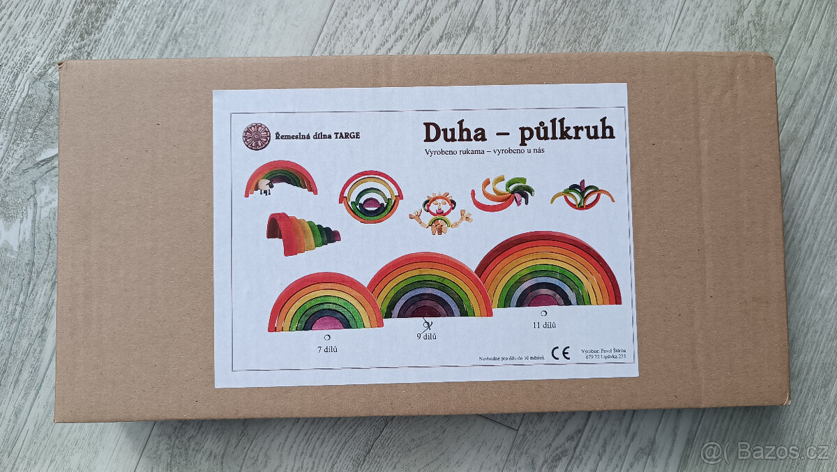 Dětská Montesorri stavebnice Duha - 3