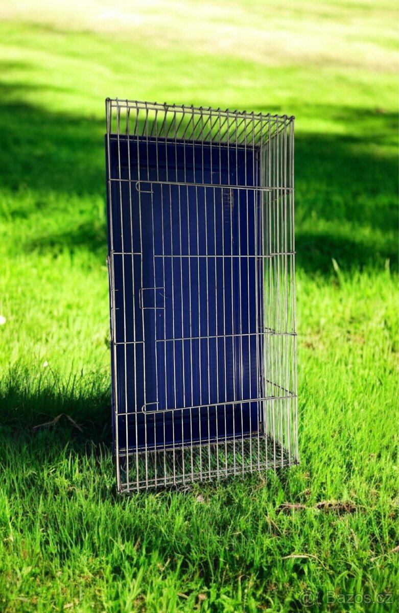 Modrá klec pro hlodavce 100x55x55cm - 3