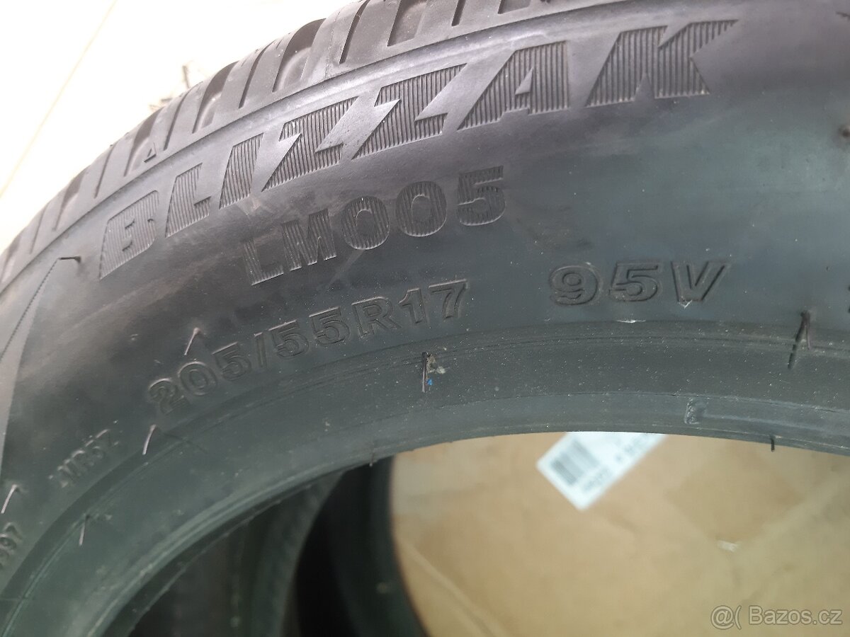 AKCE Zimní 2ks Bridgestone 205/55/17 Pěkné NOVE - 3