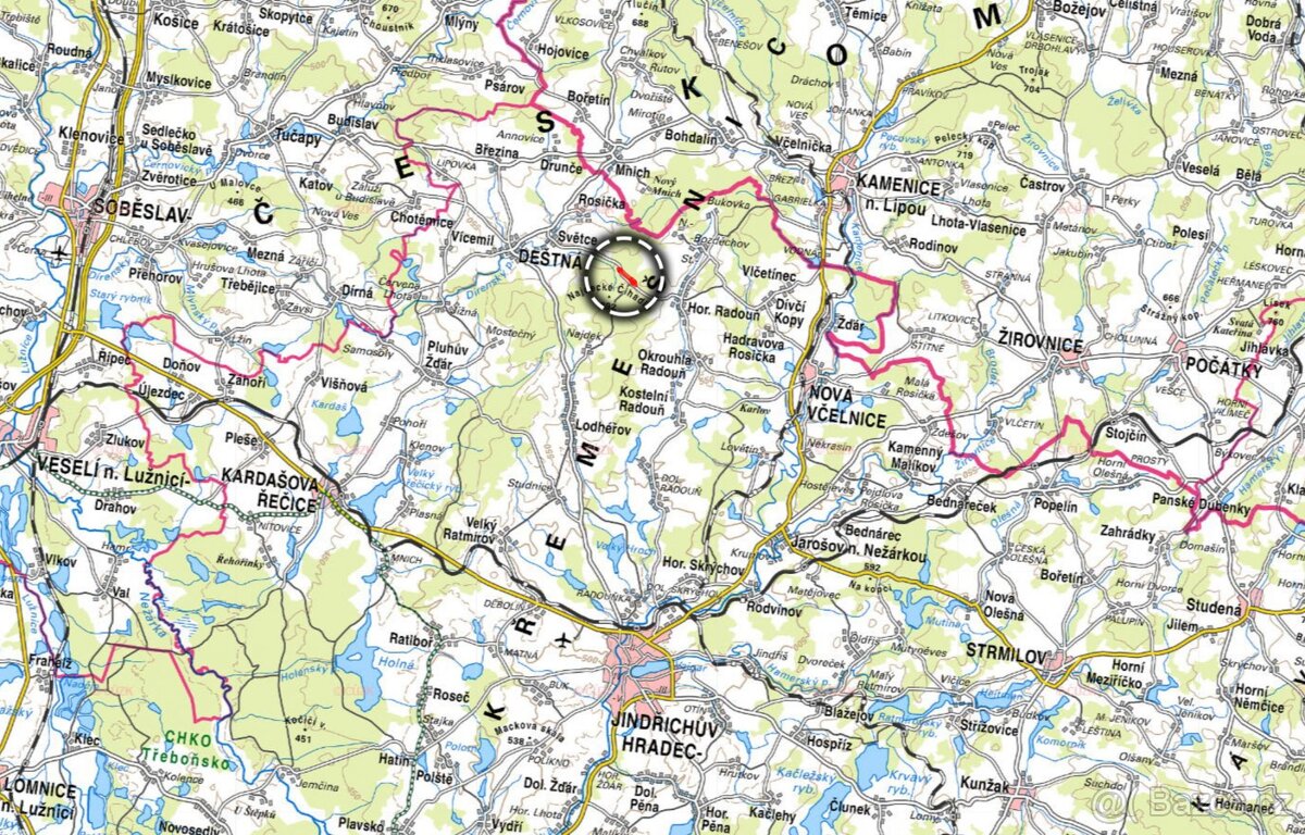 Les, prodej, Horní Radouň, Jindřichův Hradec - 3