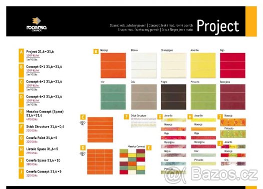 Prodám obklad-mozaiku Project 31,6x31,6 - 3