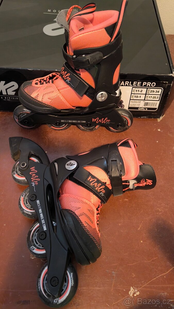 Dívčí rostoucí kolečkové brusle - 3