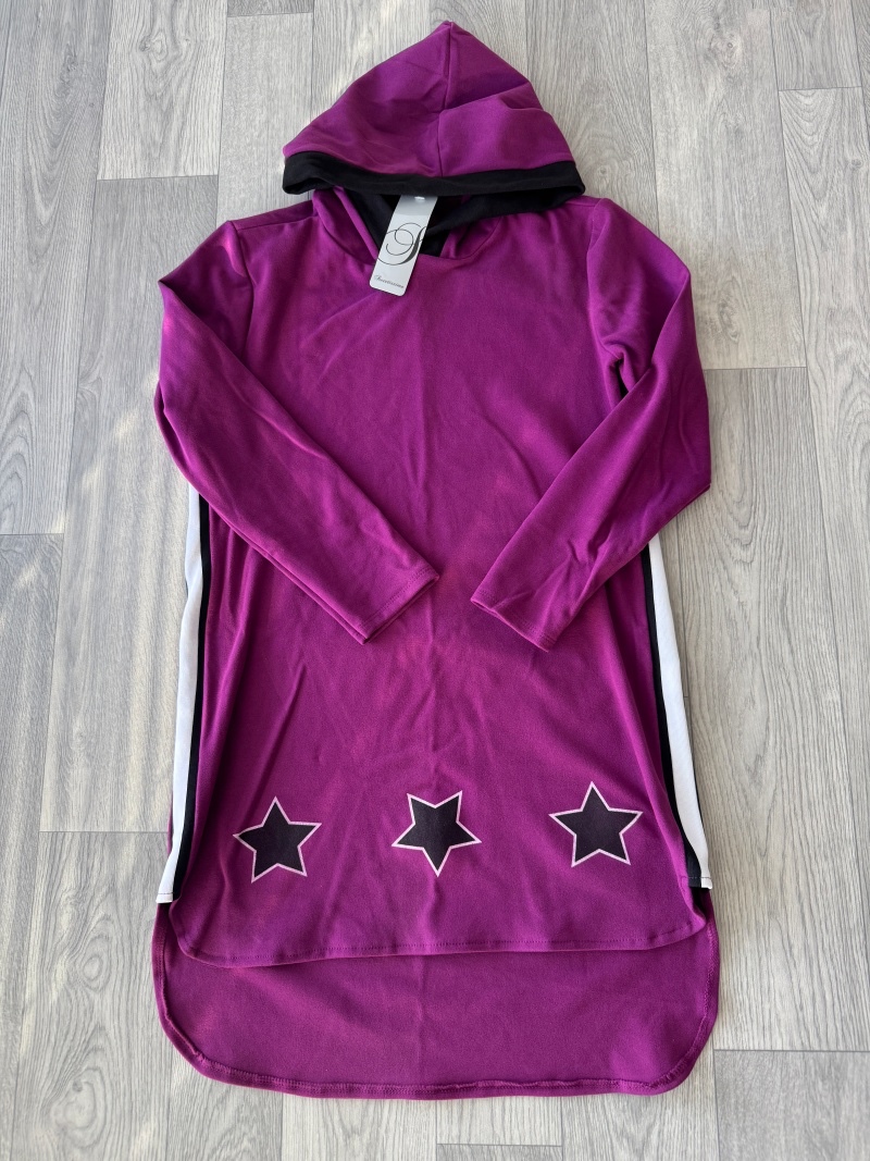 Delší mikina s kapucí - 3