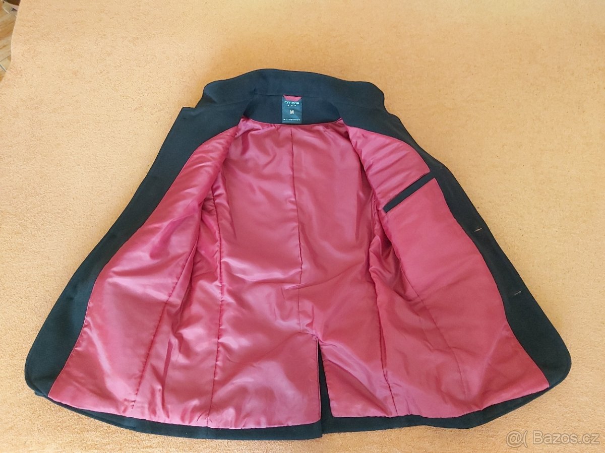 Kabát - elegantní černý - 3