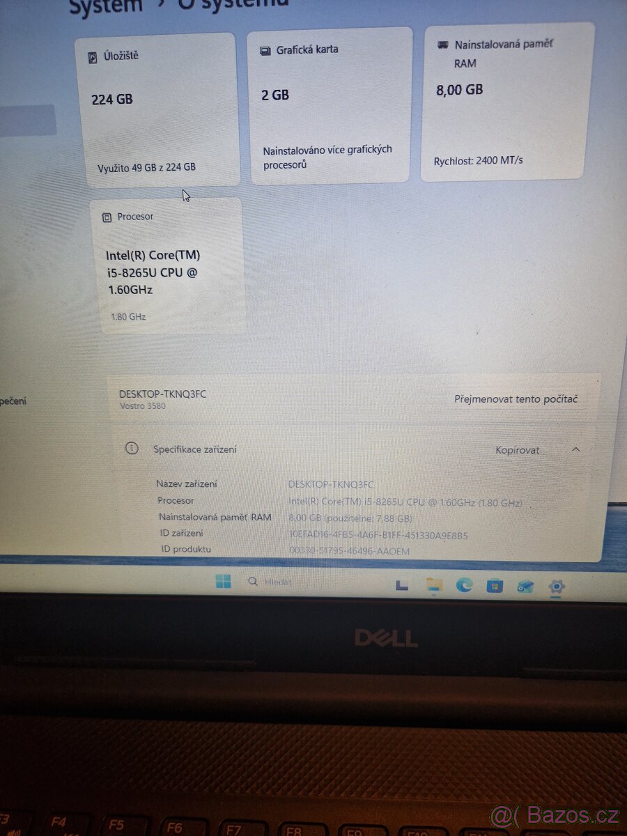 Dell vostro 3580 - 3