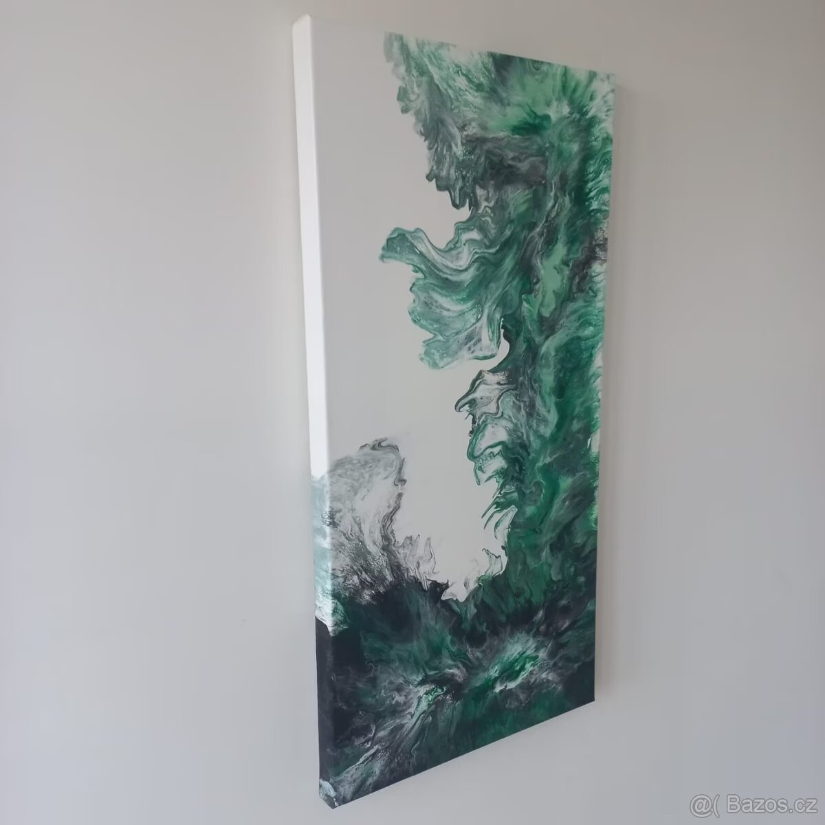 Abstraktní akrylový obraz – technika Dutch Pouring - 3