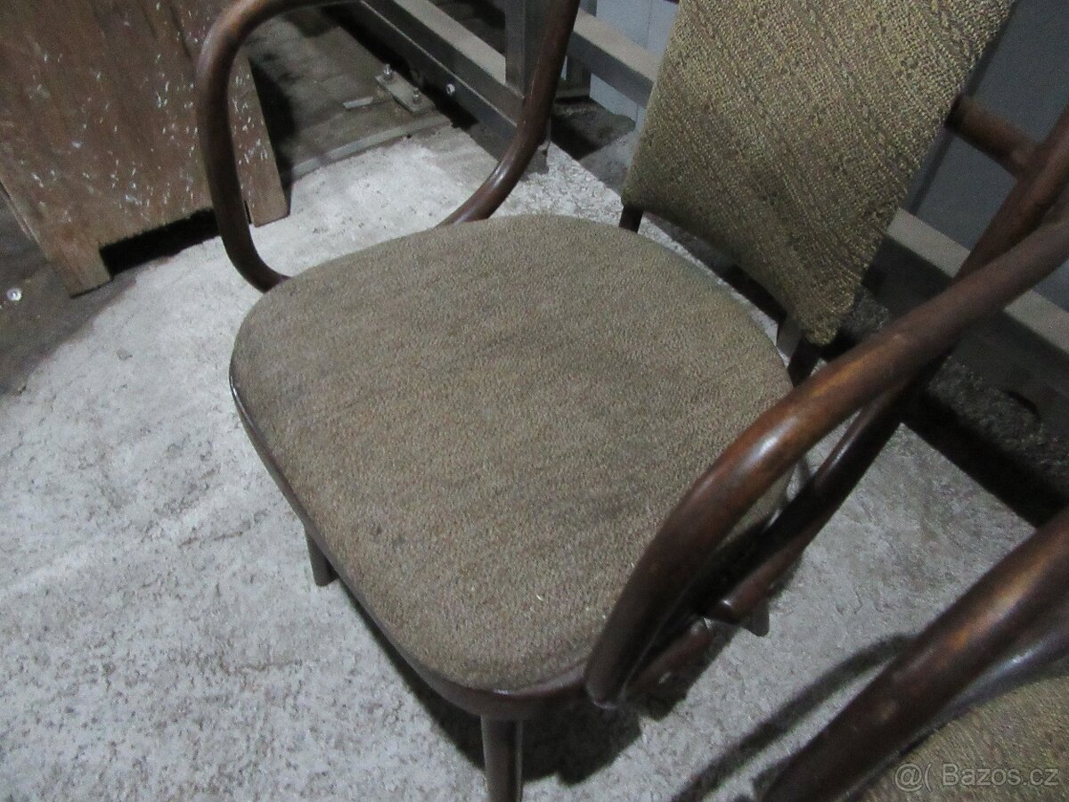 Nabízím retro polokřesla Ton. Na renovaci. Jen co je a foto. - 3