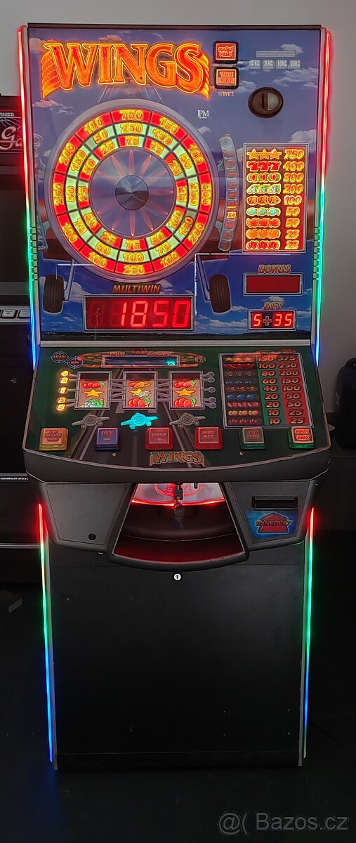 Retro herní (výherní) automat Wings+klíče TOP - 3