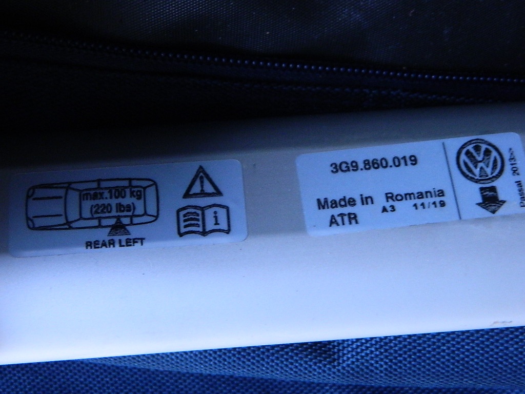 VW Passat B8 combi střešní příčníky originál VW - 3