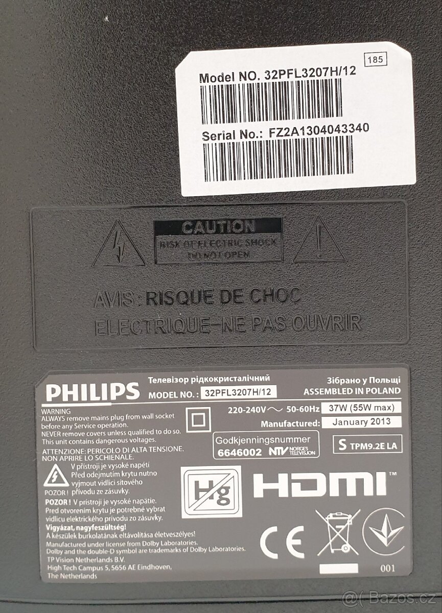 32" LED televize Philips - 3