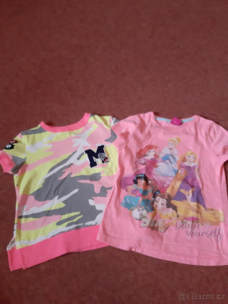 Trika krátký rukáv, vel. 122 - 3