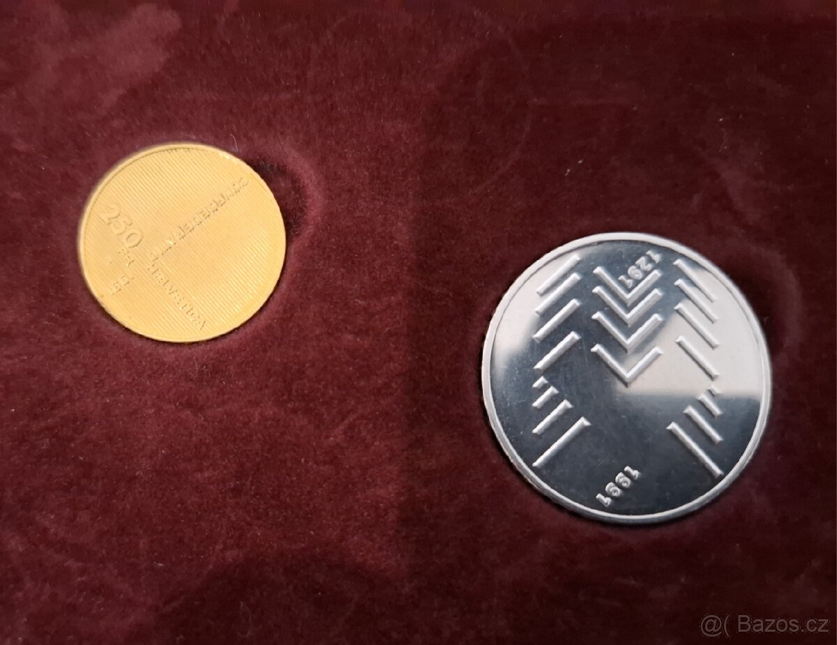 Zlatá mince 250fr - 3