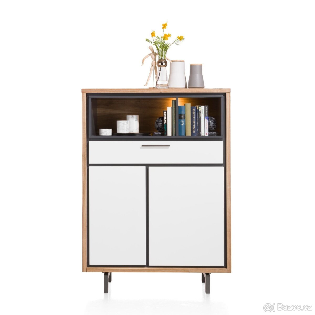 Masivní prostorná dřevěná skříň - Otta - 3