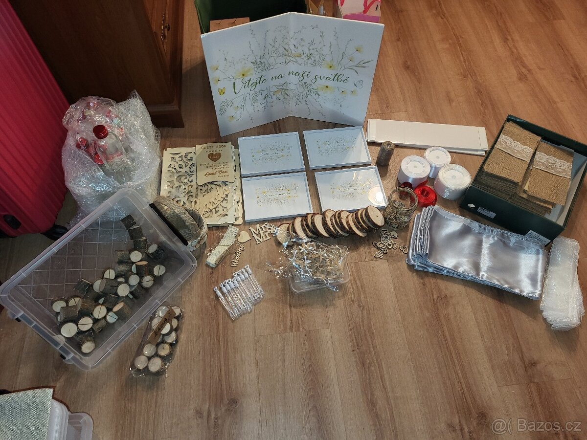 Kompletní svatební výzdoba, kytice luční kvítí, slavobrána - 3