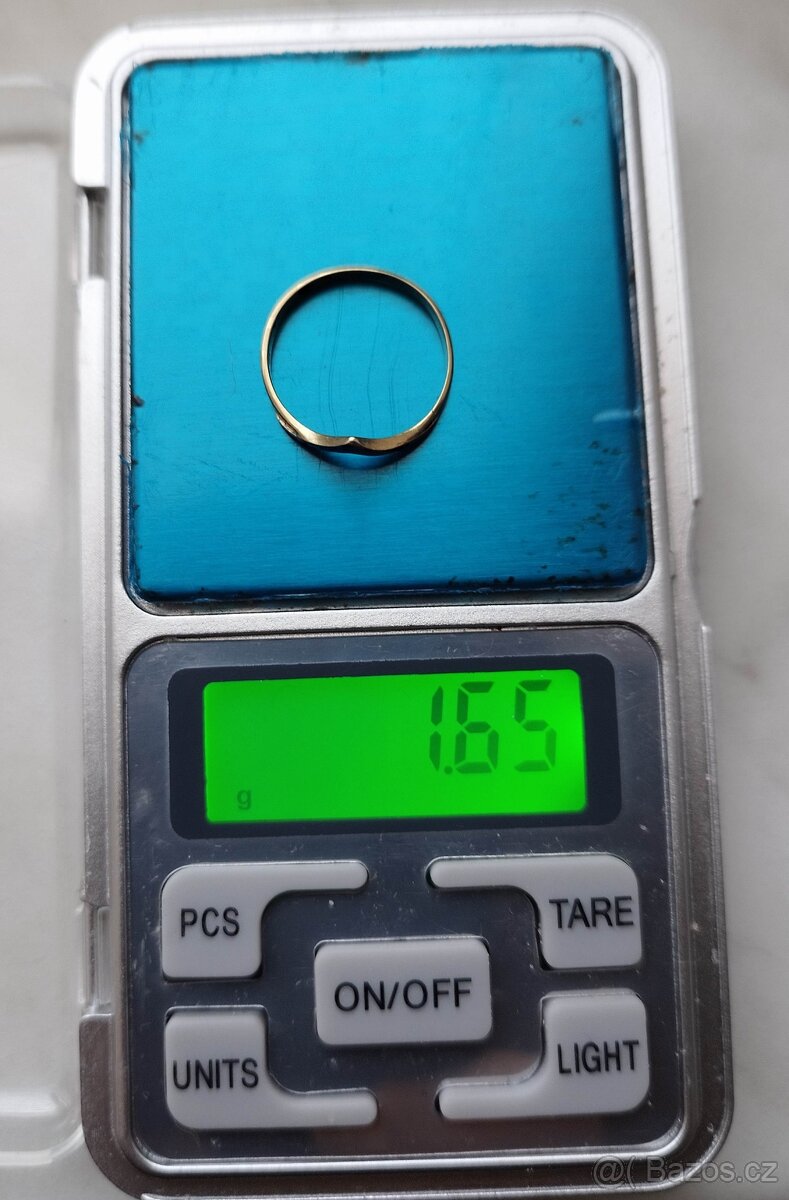 Prodám zlatý prsten 14k. - 3