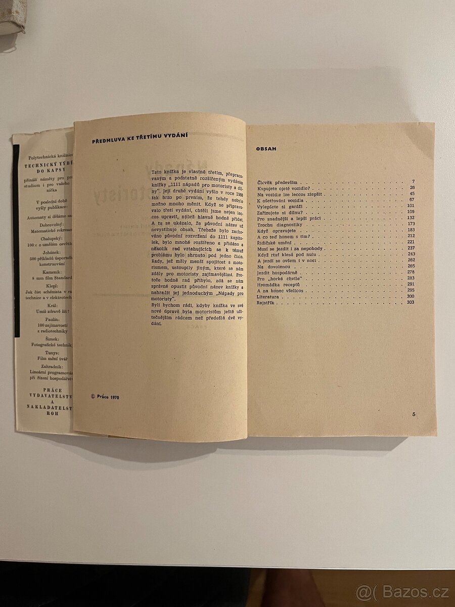 Nápady pro motoristy - O. Beneš - 3