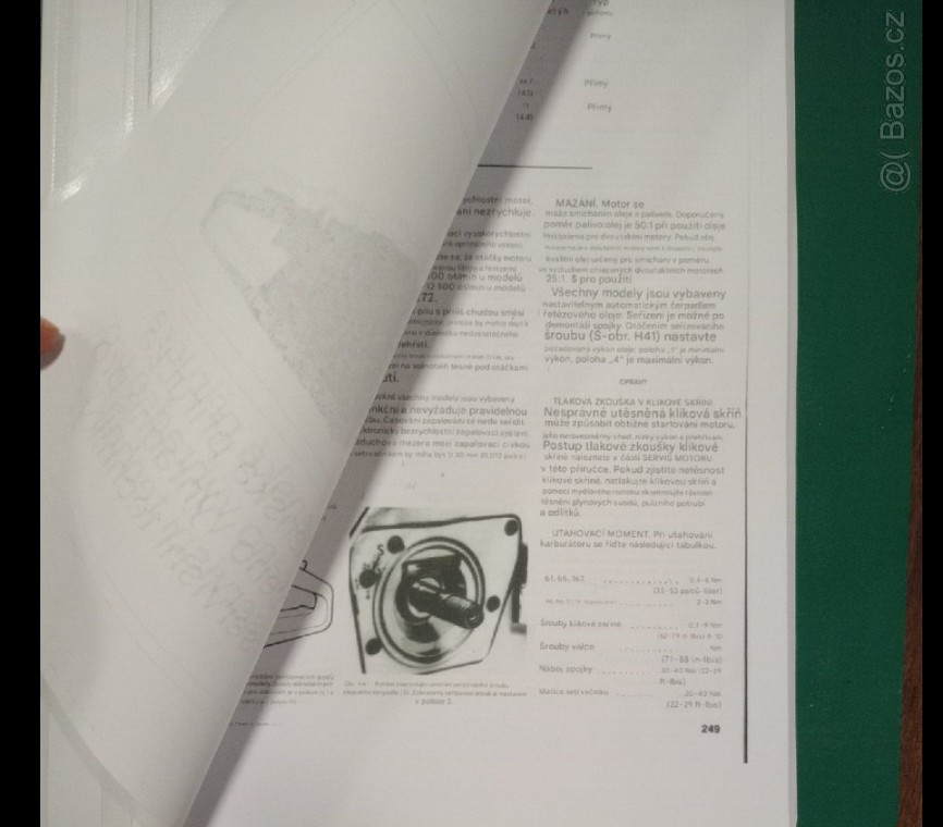 Husqvarna 266. Dílenská,katalog, návod. - 3