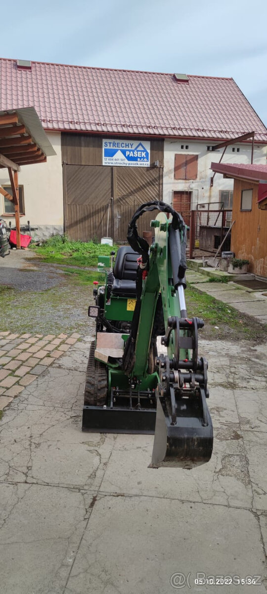 Minibagr -Minirypadlo MPT-82-1500 - 3