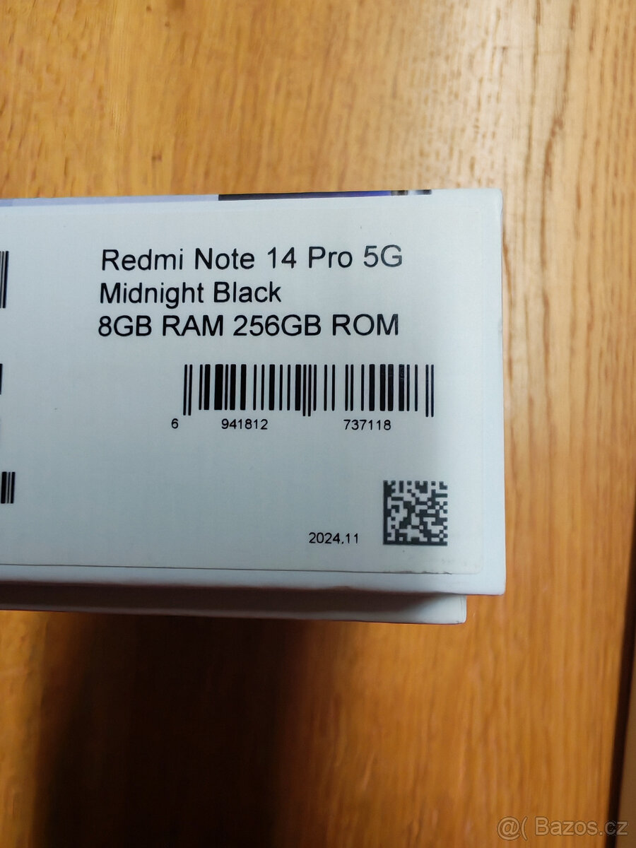 Prodám Redmi Note 14 Pro 5G 8GB/256GB černý - 3