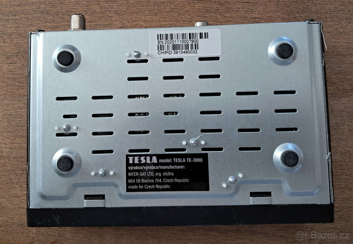 Satelitní DVB-S2 Irdeto přijímač TESLA TE-3000 - 3
