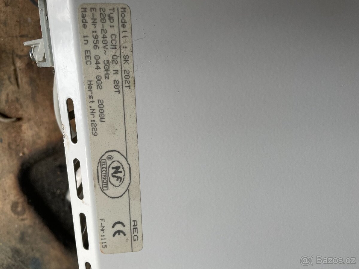 Elekt. radiator AEG 2000 W s venitil. - 3