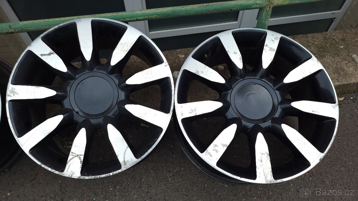 Černo-chromové ALU disky 18" 5x100 + 5x112 - 3