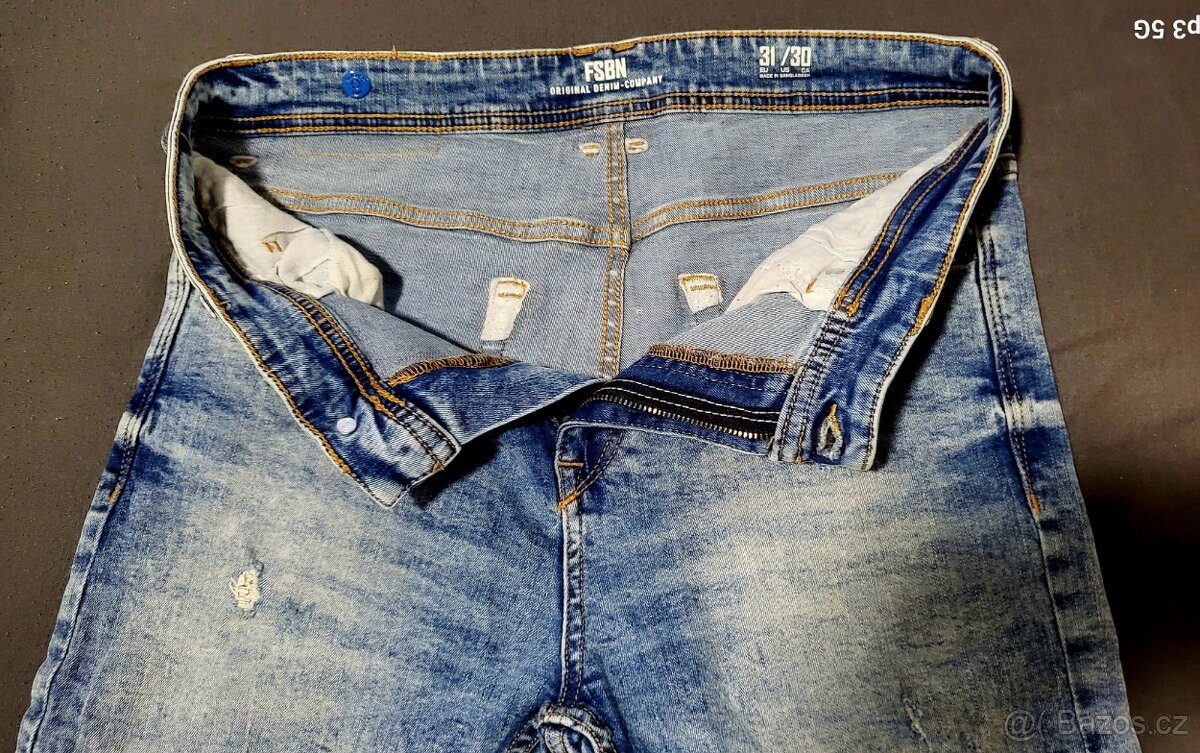 FISHBONE pánské džíny vel M (31/30) - 3