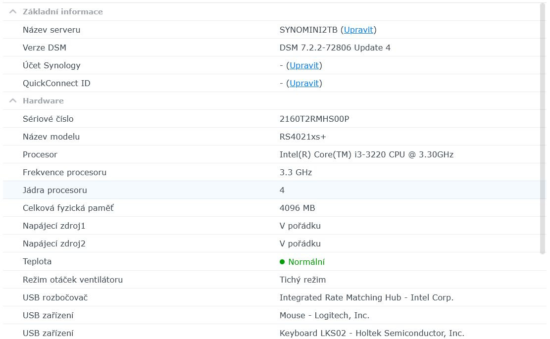 prodám datové úložiště - stavěný NAS - 3