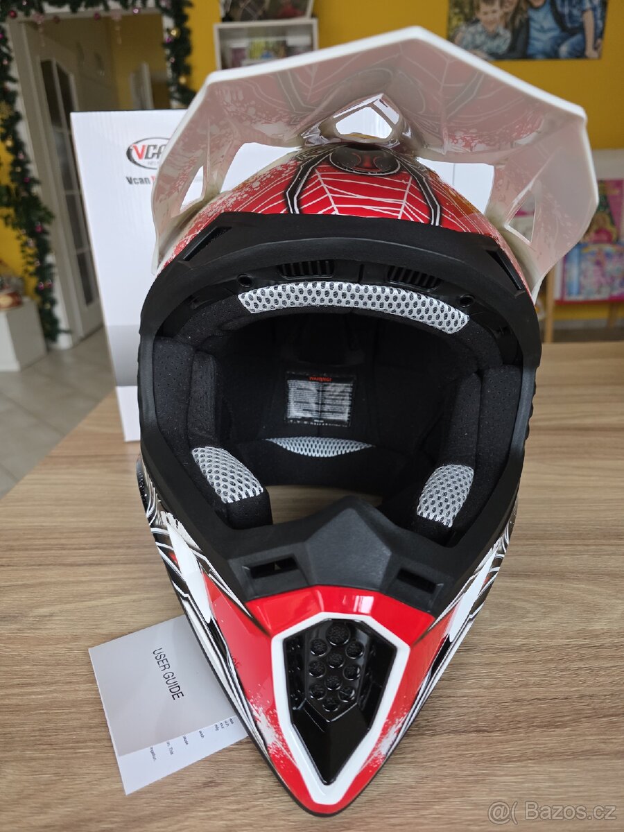 Motokrosové helma, helma na motorku NOVÁ - 3