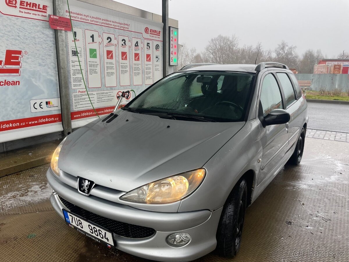 Peugeot 206 SW 1.4 HDI. Rok 2007. Klima. 4x el.okna - 3